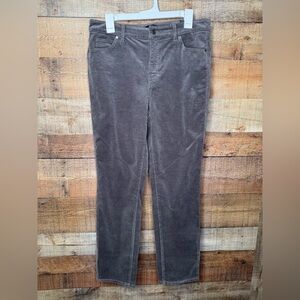 Talbots Women's Corduroy Straight Leg Pant NWT 10P Petite High Waist Slimming